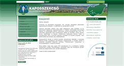 Desktop Screenshot of kaposszekcso.hu