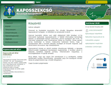 Tablet Screenshot of kaposszekcso.hu